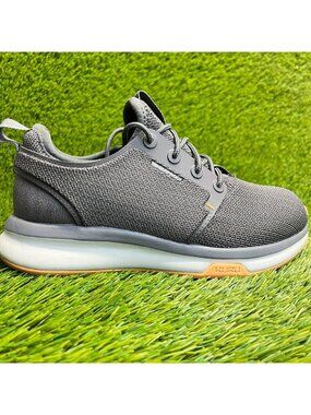 Kuru Atom Womens Size 6.5 Gray White Athletic Running Waterproof Shoes Sneakers